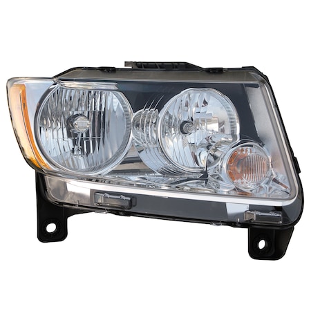 RH HEADLAMP ASSY COMPOSITE; HALOGEN; GRAND CHEROKEE 11-13